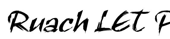 Ruach LET Plain.1.0 font, free Ruach LET Plain.1.0 font, preview Ruach LET Plain.1.0 font