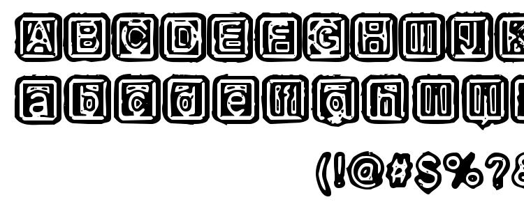 glyphs Rubber hell font, сharacters Rubber hell font, symbols Rubber hell font, character map Rubber hell font, preview Rubber hell font, abc Rubber hell font, Rubber hell font