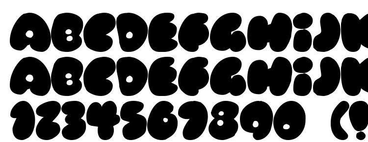 glyphs Rubberneck font, сharacters Rubberneck font, symbols Rubberneck font, character map Rubberneck font, preview Rubberneck font, abc Rubberneck font, Rubberneck font