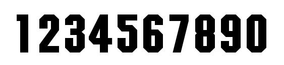 Rubic normal Font, Number Fonts