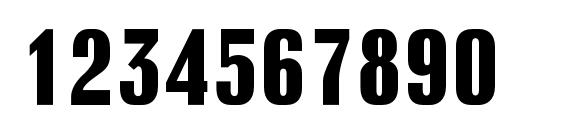 Rubricac bold Font, Number Fonts