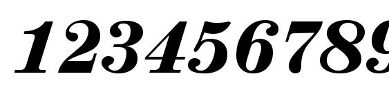 RubyScriptExtrabold Regular Font, Number Fonts