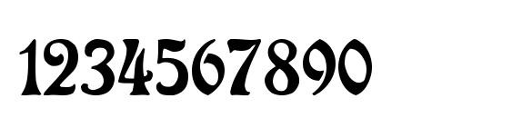 Rudelsberg Medium Font, Number Fonts