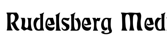 Rudelsberg Medium Font