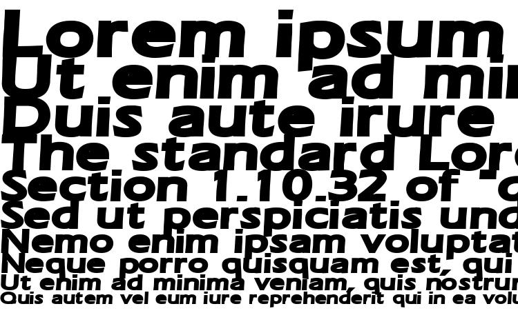 specimens Ruffian bold font, sample Ruffian bold font, an example of writing Ruffian bold font, review Ruffian bold font, preview Ruffian bold font, Ruffian bold font