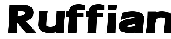 Ruffian bold font, free Ruffian bold font, preview Ruffian bold font