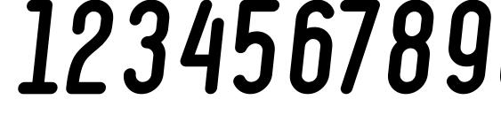 Ruler Bold Italic Font, Number Fonts