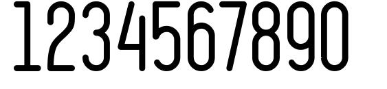 Ruler Light Font, Number Fonts