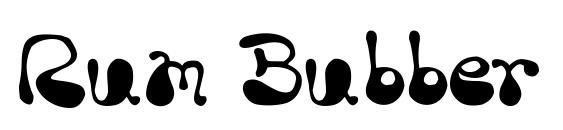 Rum Bubber font, free Rum Bubber font, preview Rum Bubber font