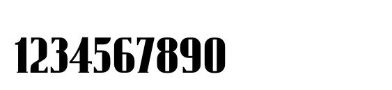 Rundfunk LET Plain.1.0 Font, Number Fonts