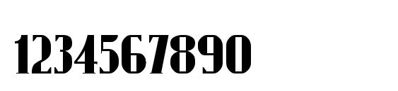 Rundfunk Font, Number Fonts