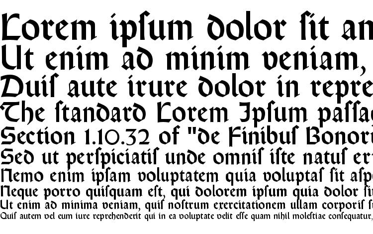 specimens Rundgotisch Regular font, sample Rundgotisch Regular font, an example of writing Rundgotisch Regular font, review Rundgotisch Regular font, preview Rundgotisch Regular font, Rundgotisch Regular font