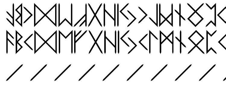 glyphs Rune font, сharacters Rune font, symbols Rune font, character map Rune font, preview Rune font, abc Rune font, Rune font