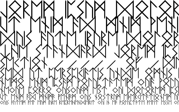 specimens Rune font, sample Rune font, an example of writing Rune font, review Rune font, preview Rune font, Rune font