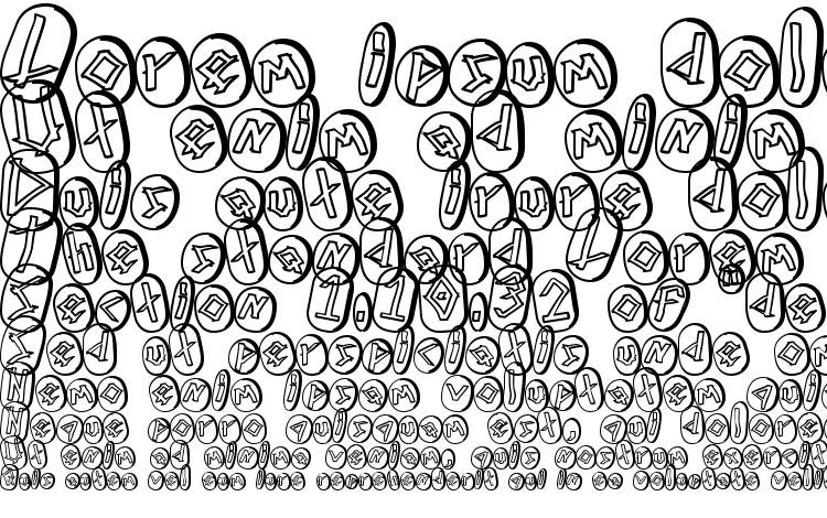 specimens Runez of omega two font, sample Runez of omega two font, an example of writing Runez of omega two font, review Runez of omega two font, preview Runez of omega two font, Runez of omega two font