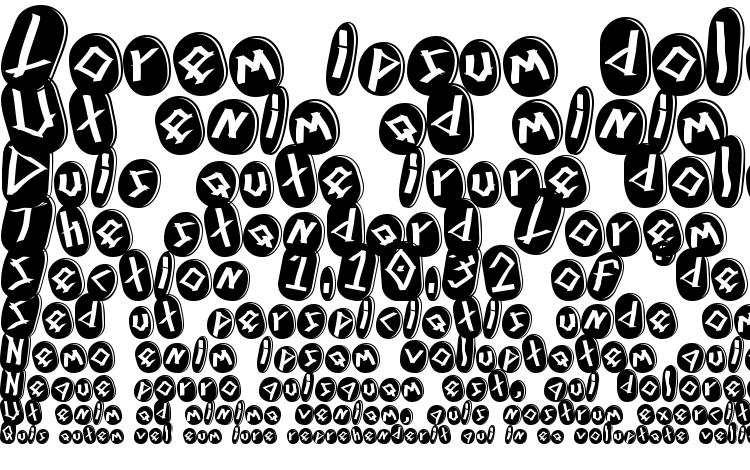 specimens Runez of omega font, sample Runez of omega font, an example of writing Runez of omega font, review Runez of omega font, preview Runez of omega font, Runez of omega font