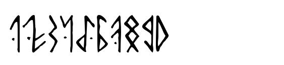 Runic AltNo Font, Number Fonts