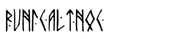 Runicaltnoc Font