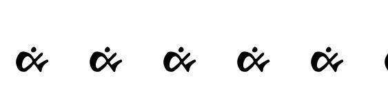 Runnsm Font, Number Fonts