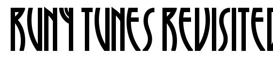 Runy Tunes Revisited NF font, free Runy Tunes Revisited NF font, preview Runy Tunes Revisited NF font