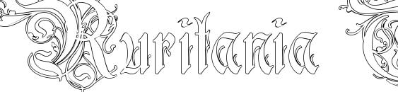 Ruritania Outline font, free Ruritania Outline font, preview Ruritania Outline font