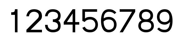 Rushin Regular Font, Number Fonts