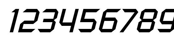 Russell Square LT Oblique Font, Number Fonts