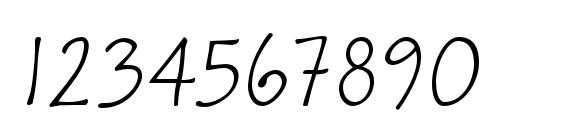 RussellObliqueStd Font, Number Fonts