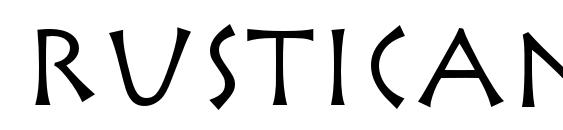 RusticanaLTStd Roman Font