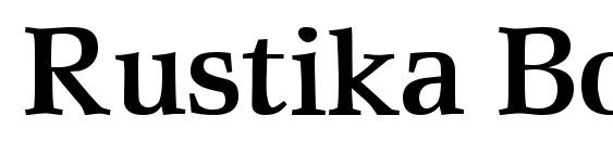 Rustika Bold font, free Rustika Bold font, preview Rustika Bold font
