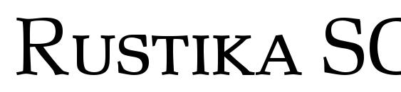 Rustika SC font, free Rustika SC font, preview Rustika SC font