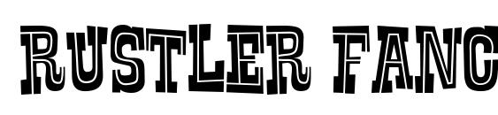 Rustler Fancy font, free Rustler Fancy font, preview Rustler Fancy font
