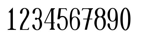 Rutaban normal Font, Number Fonts