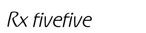 Rx fivefive Font