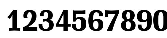 S671 Slab Bold Font, Number Fonts