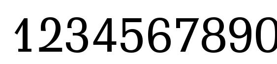 S671 Slab Regular Font, Number Fonts