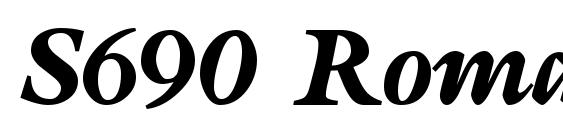 S690 Roman Regular Font