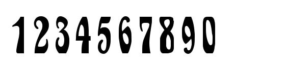 S730 Deco Regular Font, Number Fonts