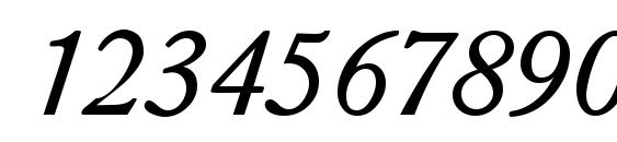 S790 Roman Italic Font, Number Fonts