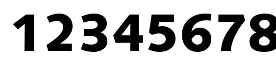 S841 Sans Black Regular Font, Number Fonts