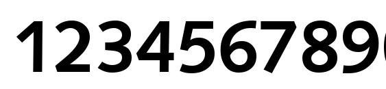 S841 Sans Bold Font, Number Fonts