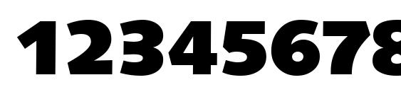 S841 Sans Ultra Regular Font, Number Fonts