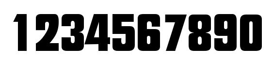 S842 Deco Regular Font, Number Fonts