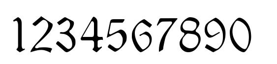 Sabbathblackregular Font, Number Fonts