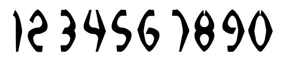 Sabomaster uh! Font, Number Fonts