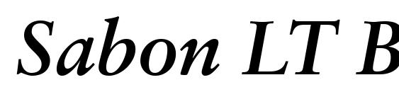 Sabon LT Bold Italic font, free Sabon LT Bold Italic font, preview Sabon LT Bold Italic font