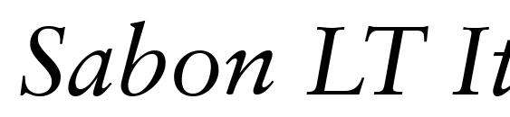 Sabon LT Italic font, free Sabon LT Italic font, preview Sabon LT Italic font