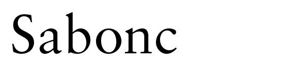 Sabonc font, free Sabonc font, preview Sabonc font