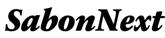 SabonNext LT Black Italic font, free SabonNext LT Black Italic font, preview SabonNext LT Black Italic font