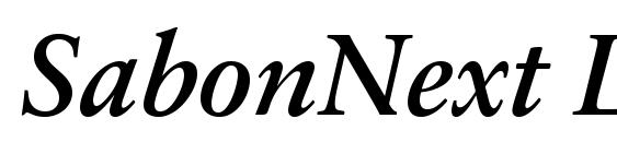 SabonNext LT Demi Italic font, free SabonNext LT Demi Italic font, preview SabonNext LT Demi Italic font